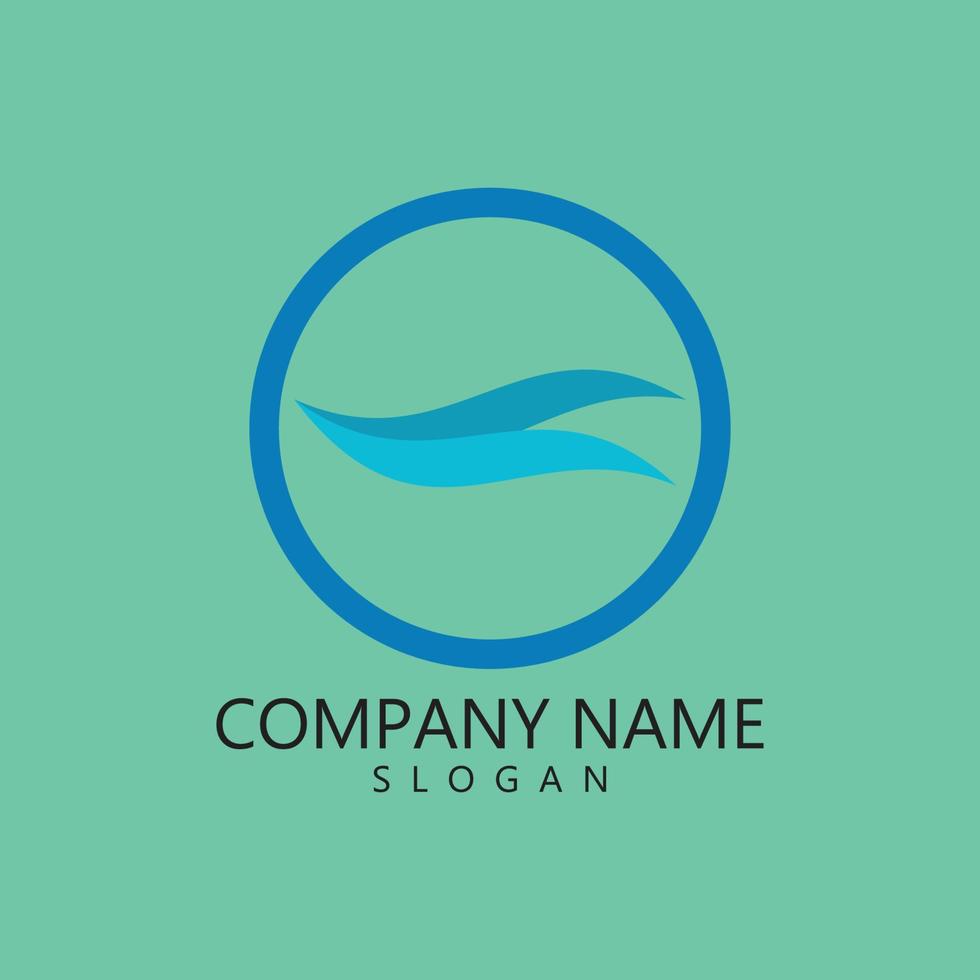 Water wave Logo vector