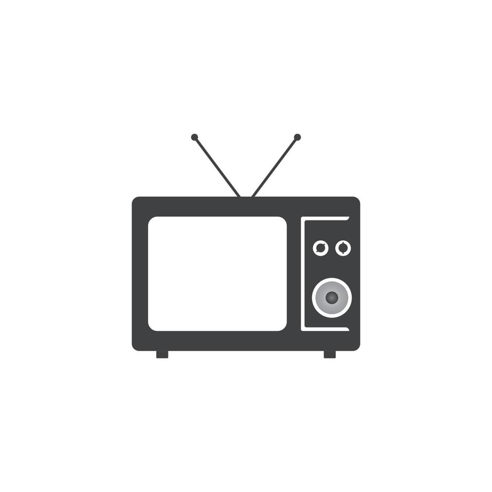 TV logo design vector