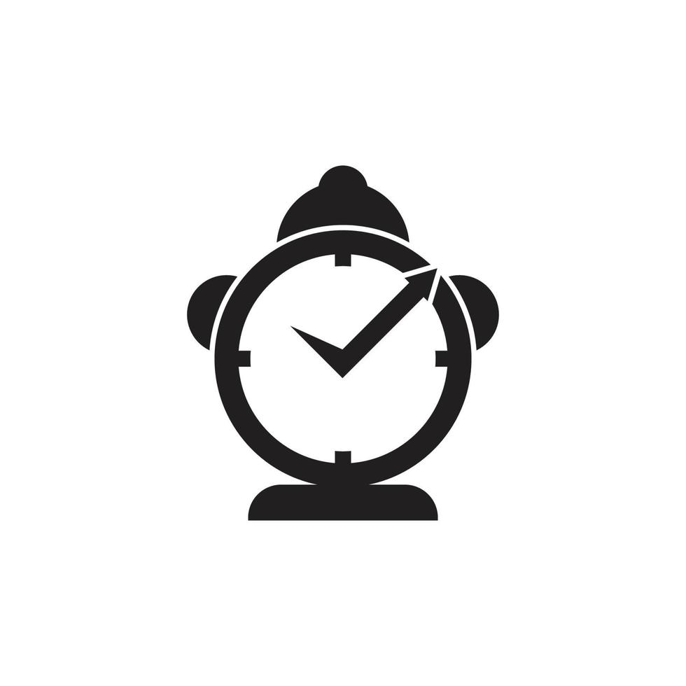 clock logo icon vector