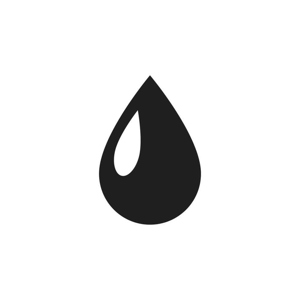 water drop icon vector