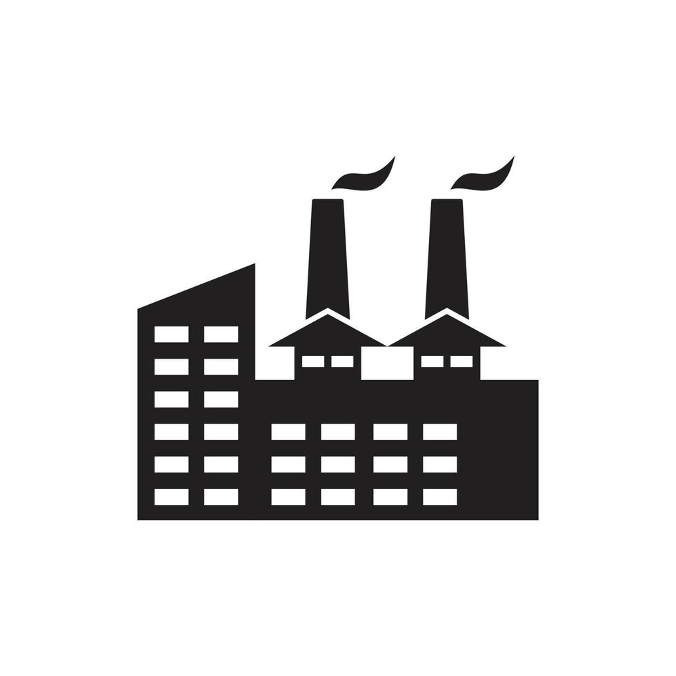 factory building industrial vector