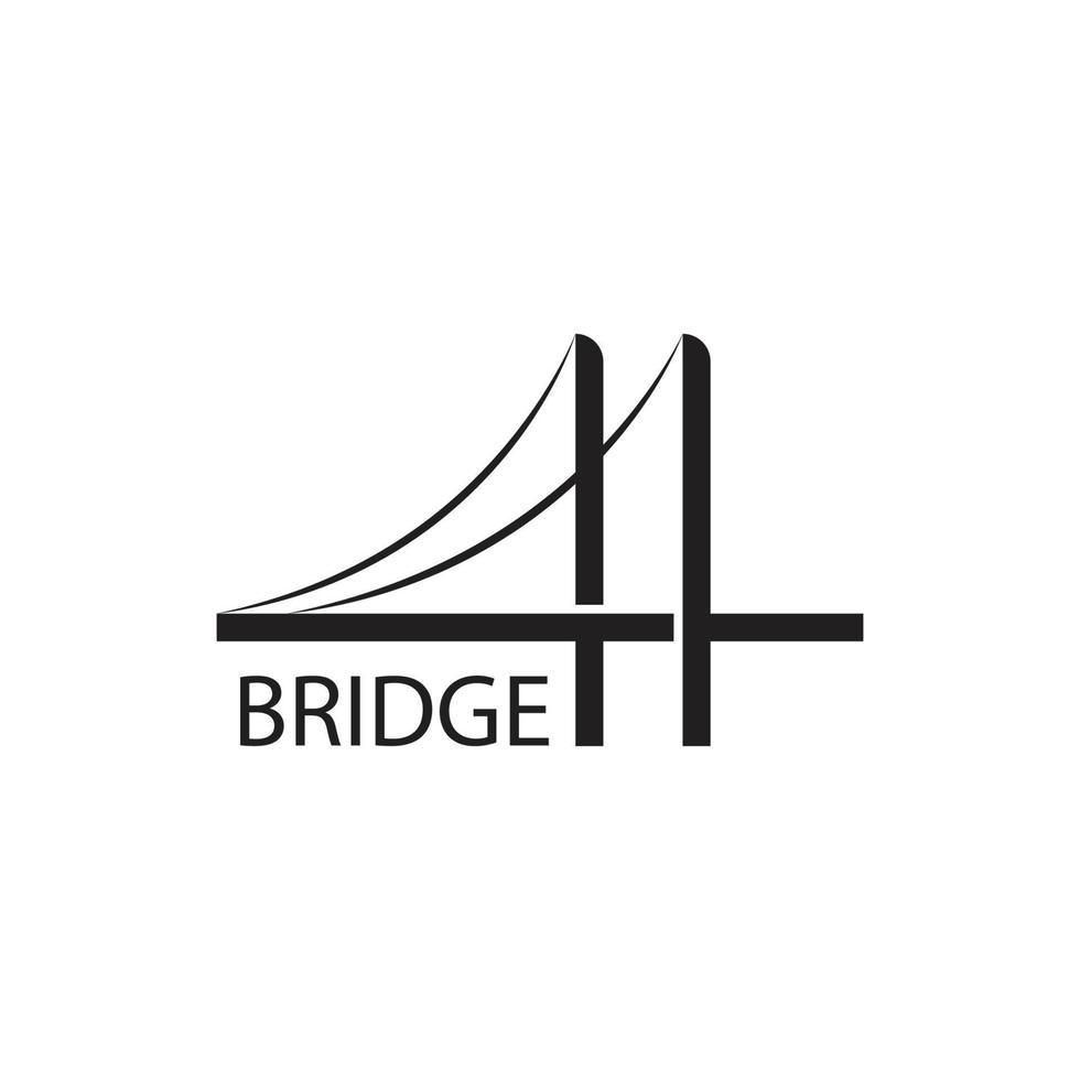 Bridge Logo Template vector