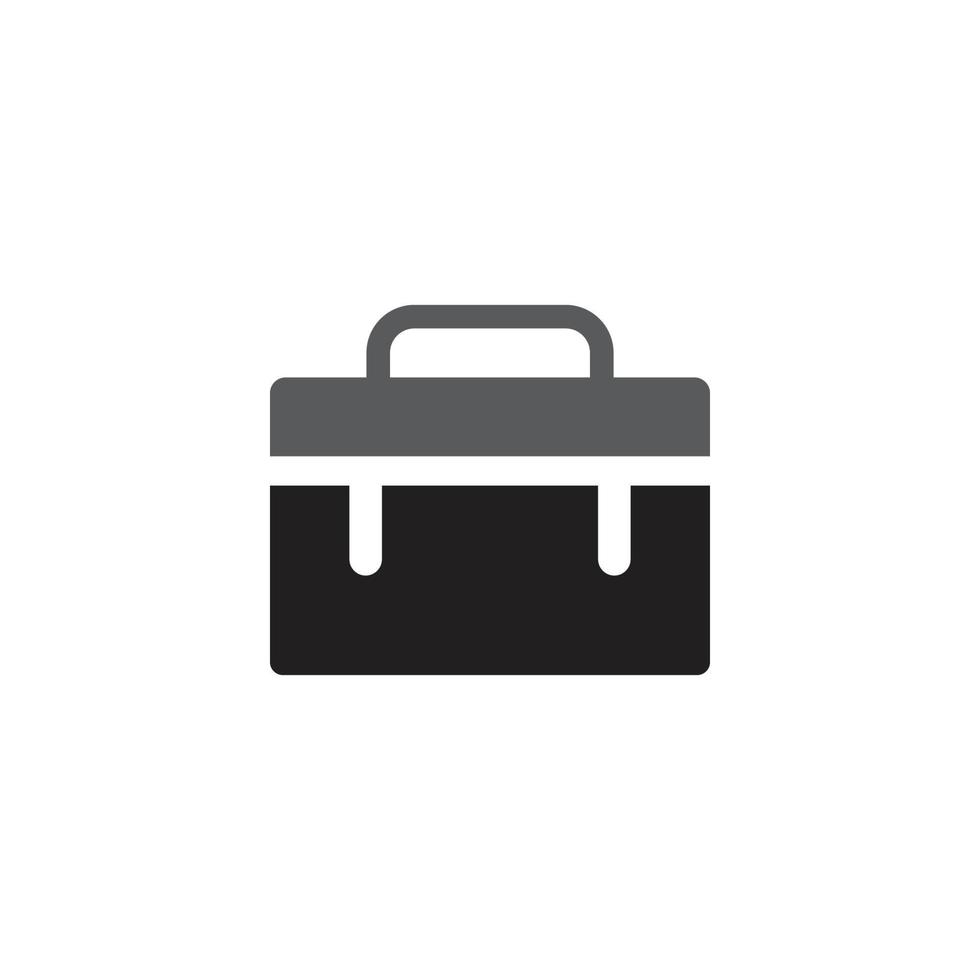 Brief case icon vector