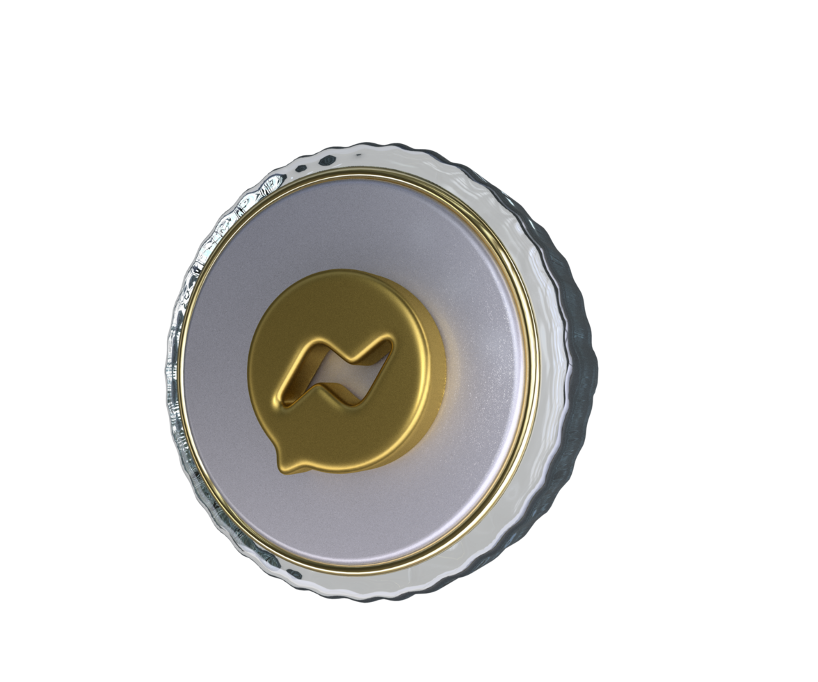 Realistic Messager icon 3D illustration png