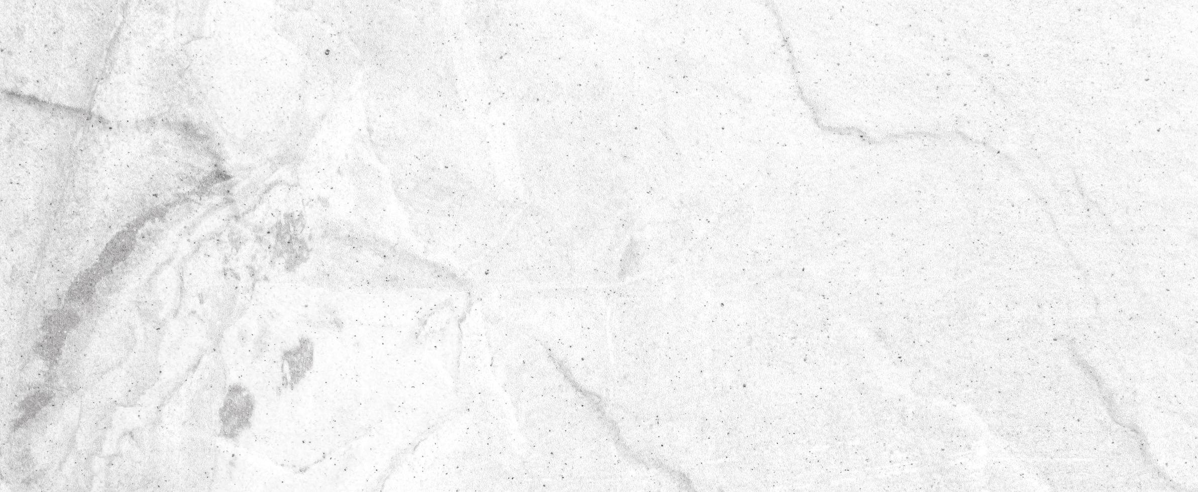 Panorama of White marble tile floor texture and background with copy space. photo