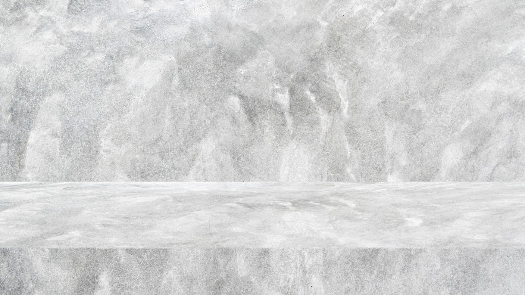 concrete texture table product display template background with copy space. photo