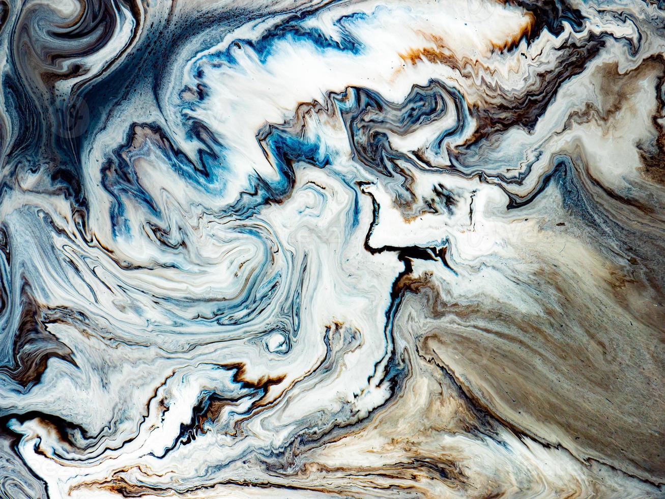 Abstract Colorful Marble Painting photo