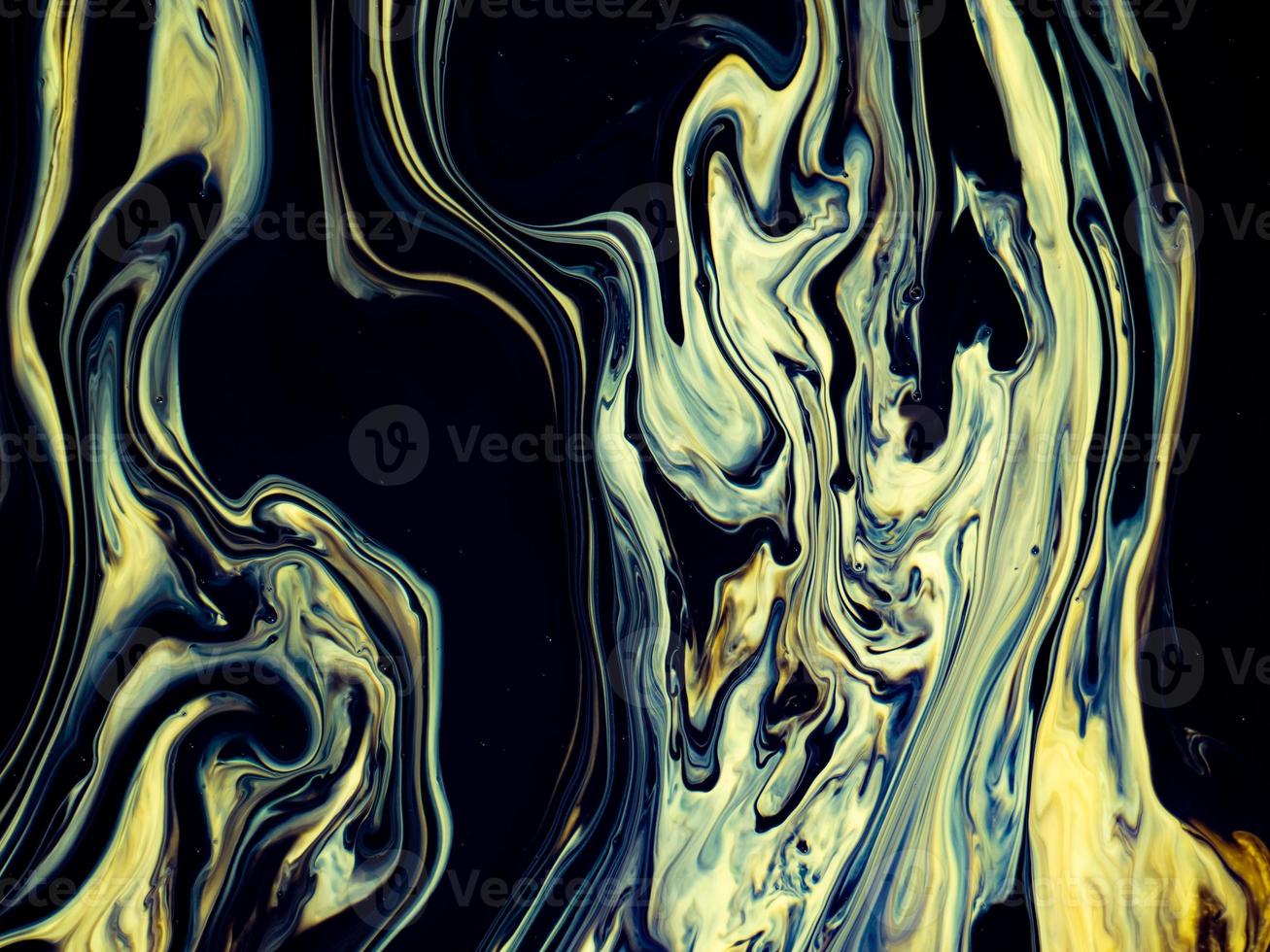 Abstract Colorful Marble Painting photo