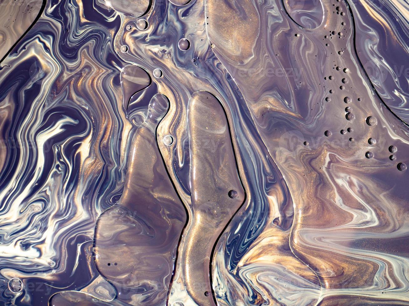 Abstract Colorful Marble Painting photo