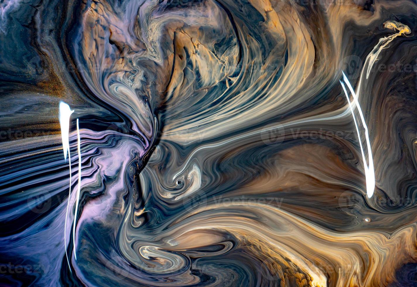 Abstract Colorful Marble Painting photo