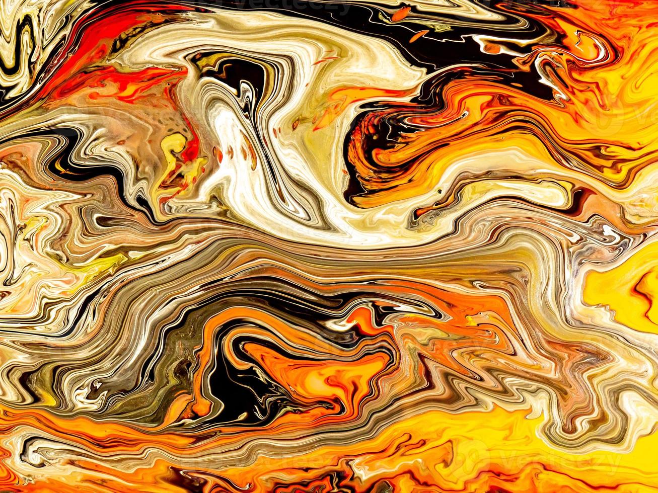 Abstract Colorful Marble Painting photo