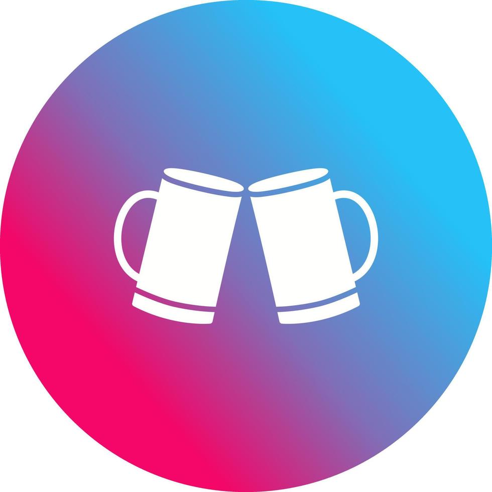 Beers Toasting Vector Icon