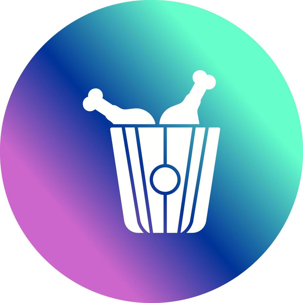 Fried Chicken Vector Icon