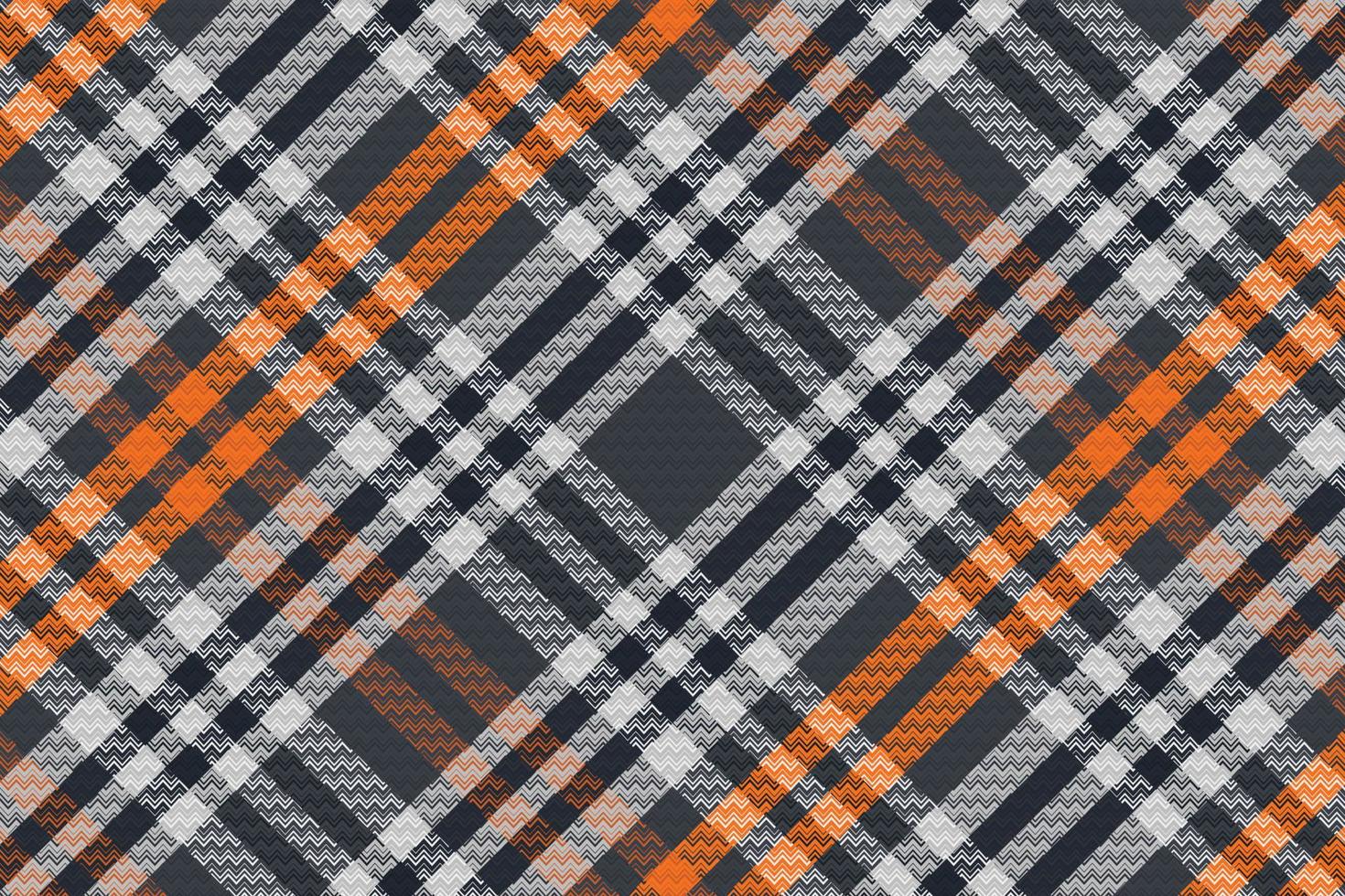 Tartan plaid pattern with dark color. vector