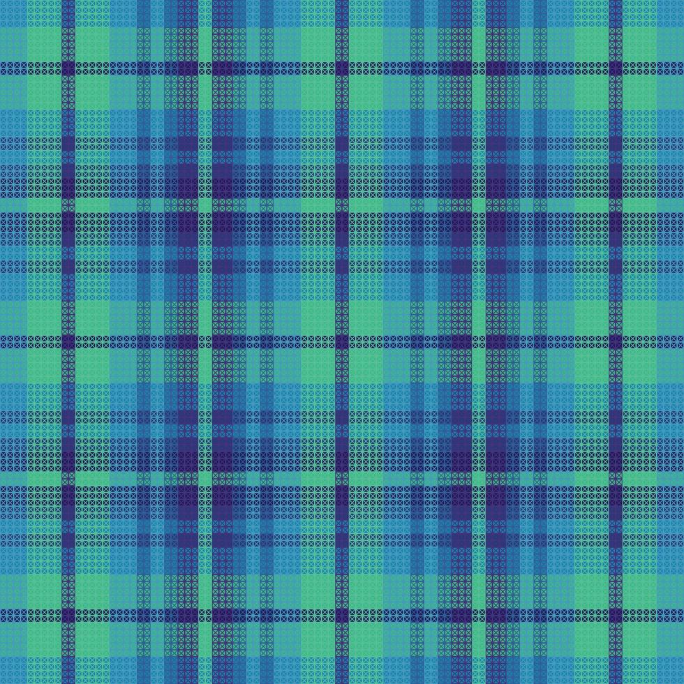 Tartan Plaid With Night Color Pattern. vector