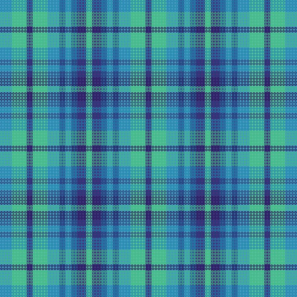 Tartan Plaid With Night Color Pattern. vector