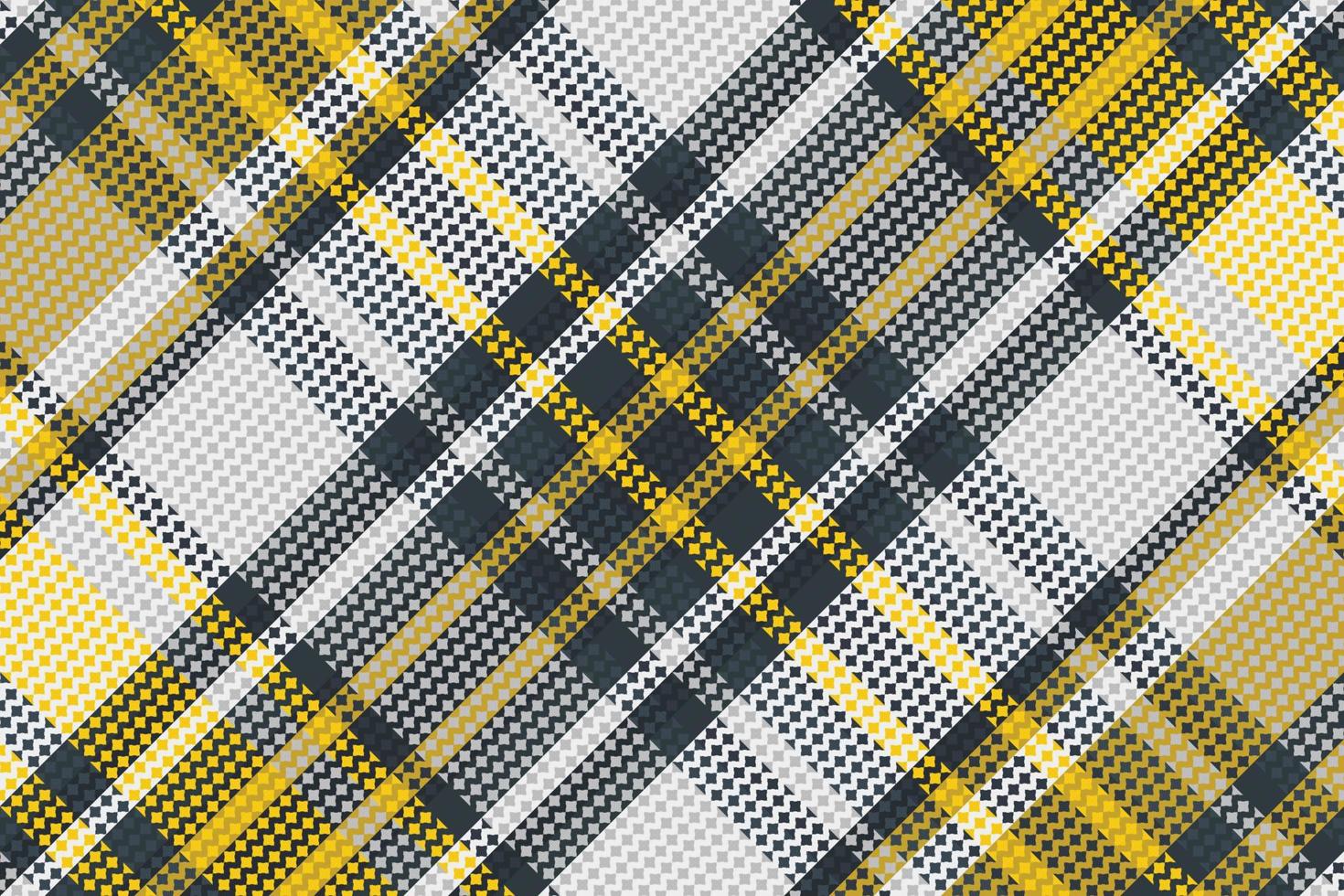 Tartan plaid pattern with dark color. vector