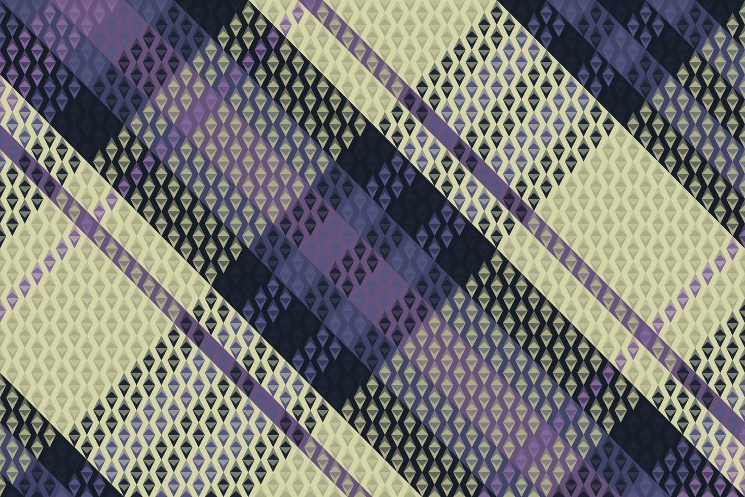 Tartan plaid pattern with dark color. vector