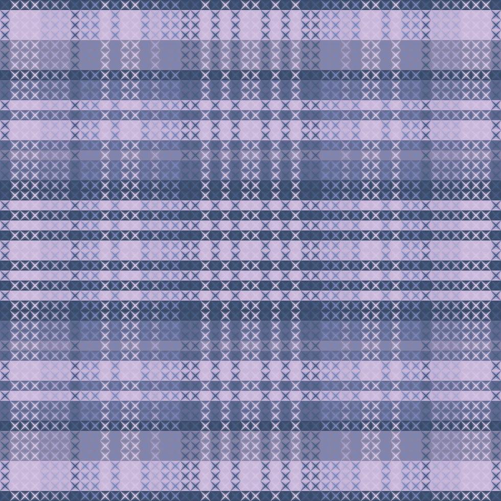 Tartan plaid pattern with dark color. vector