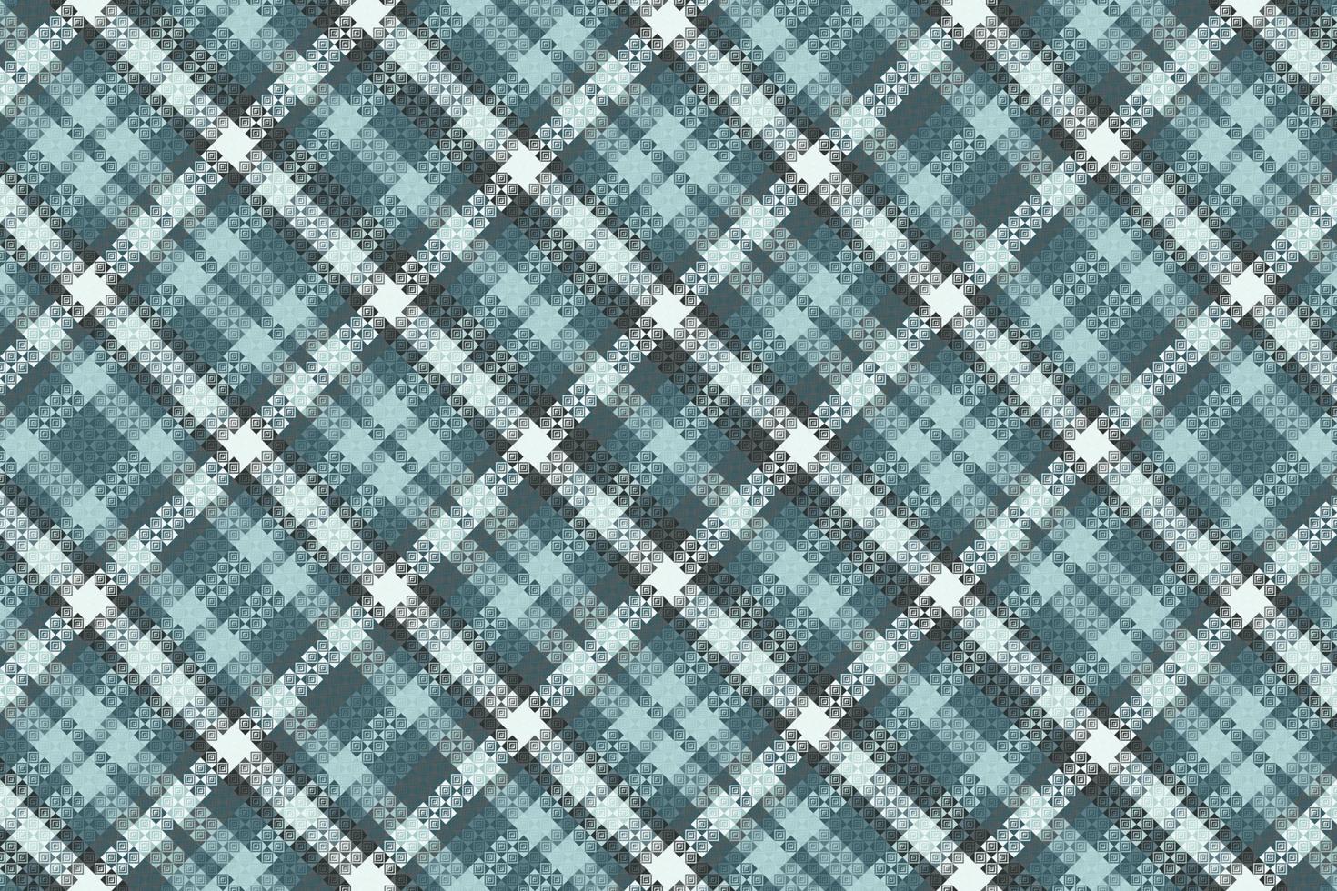Tartan plaid pattern with dark color. vector