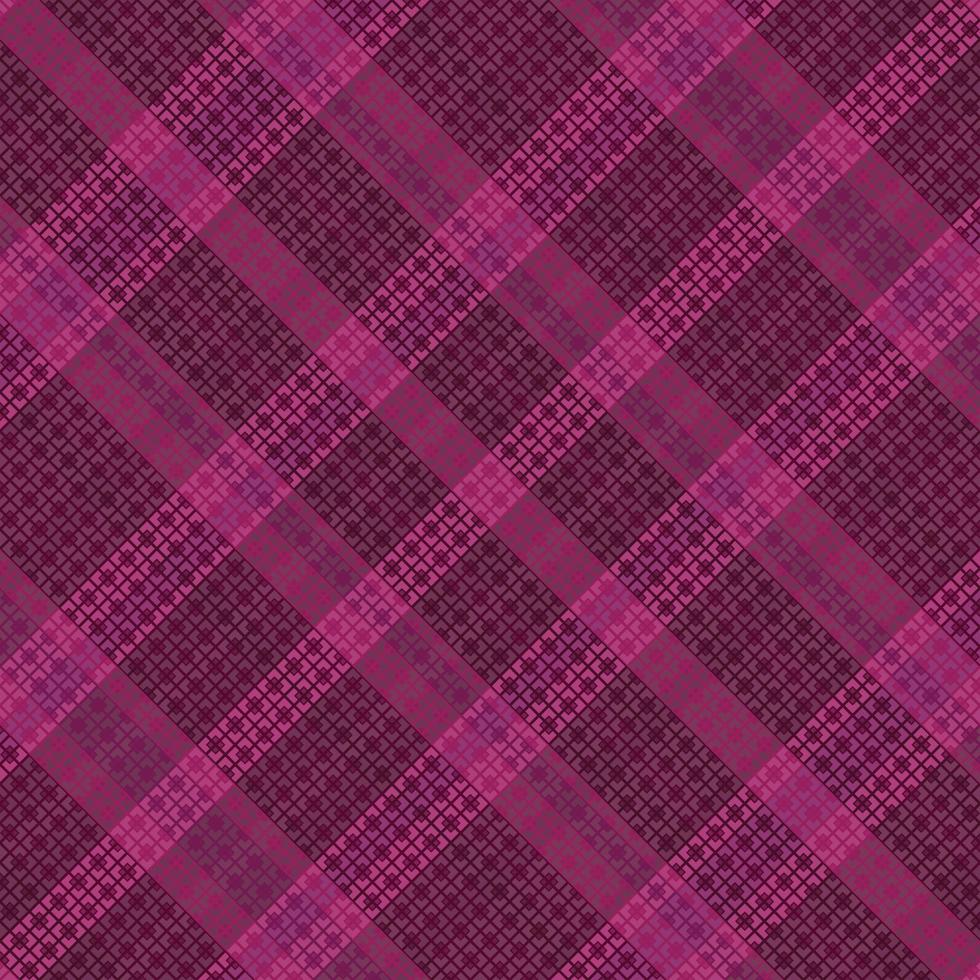 Tartan Plaid With Night Color Pattern. vector