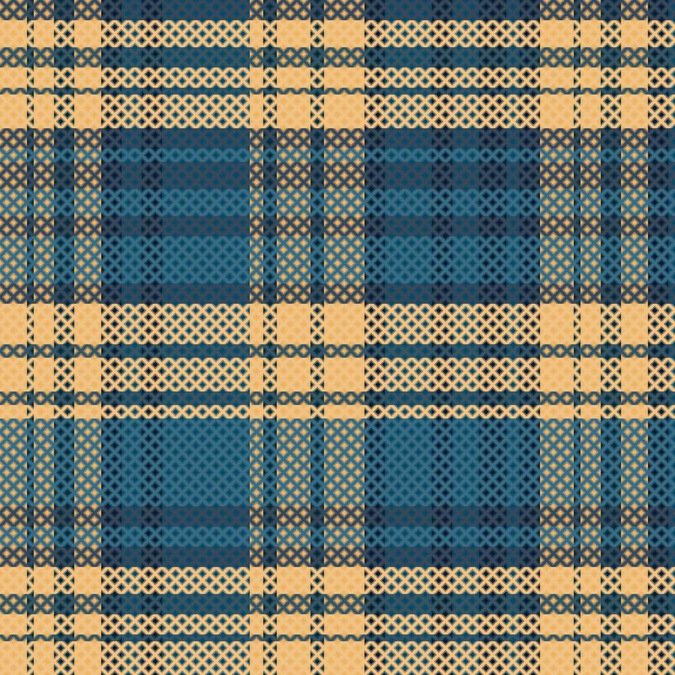 Tartan Plaid With Night Color Pattern. vector