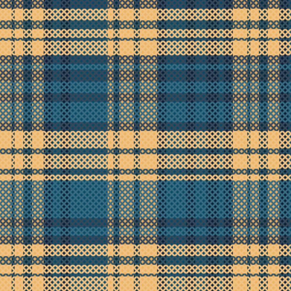 Tartan Plaid With Night Color Pattern. vector