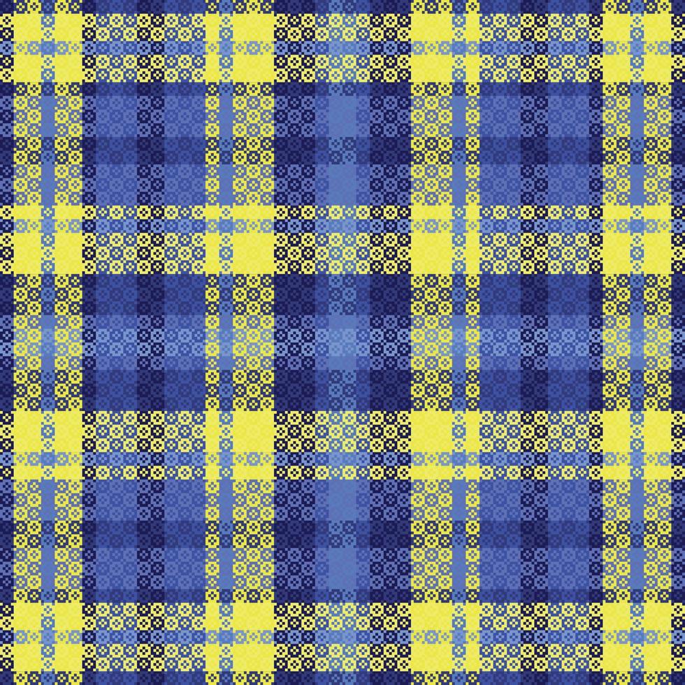 tela escocesa de tartán con patrón de color nocturno. vector