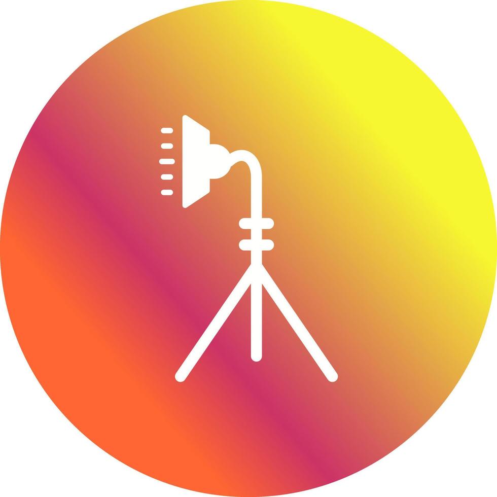 Unique Light Stand Vector Icon