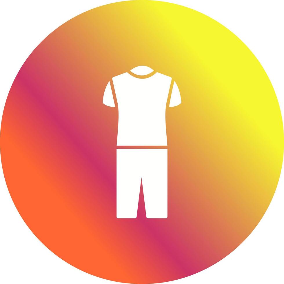 icono de vector de traje de pijama