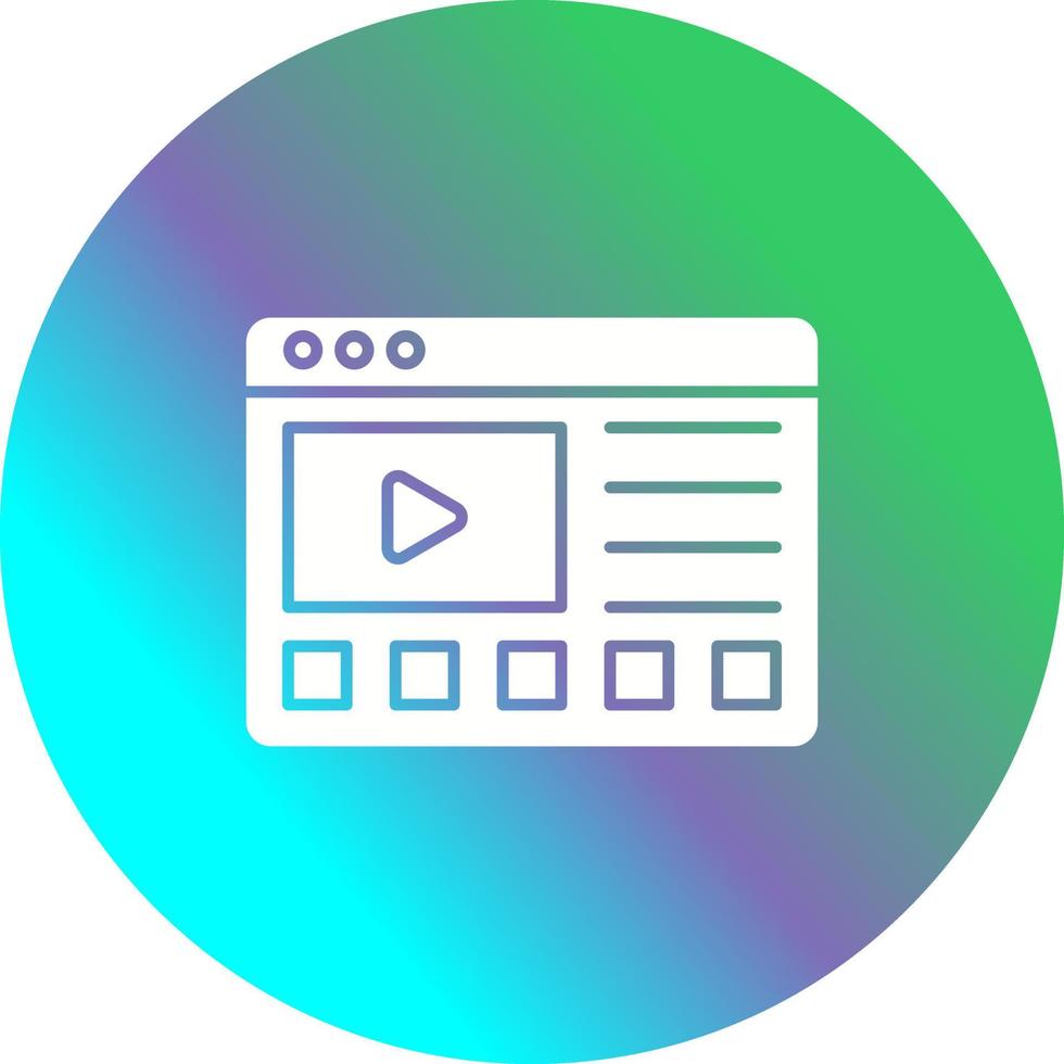 Online Tutorials Vector Icon