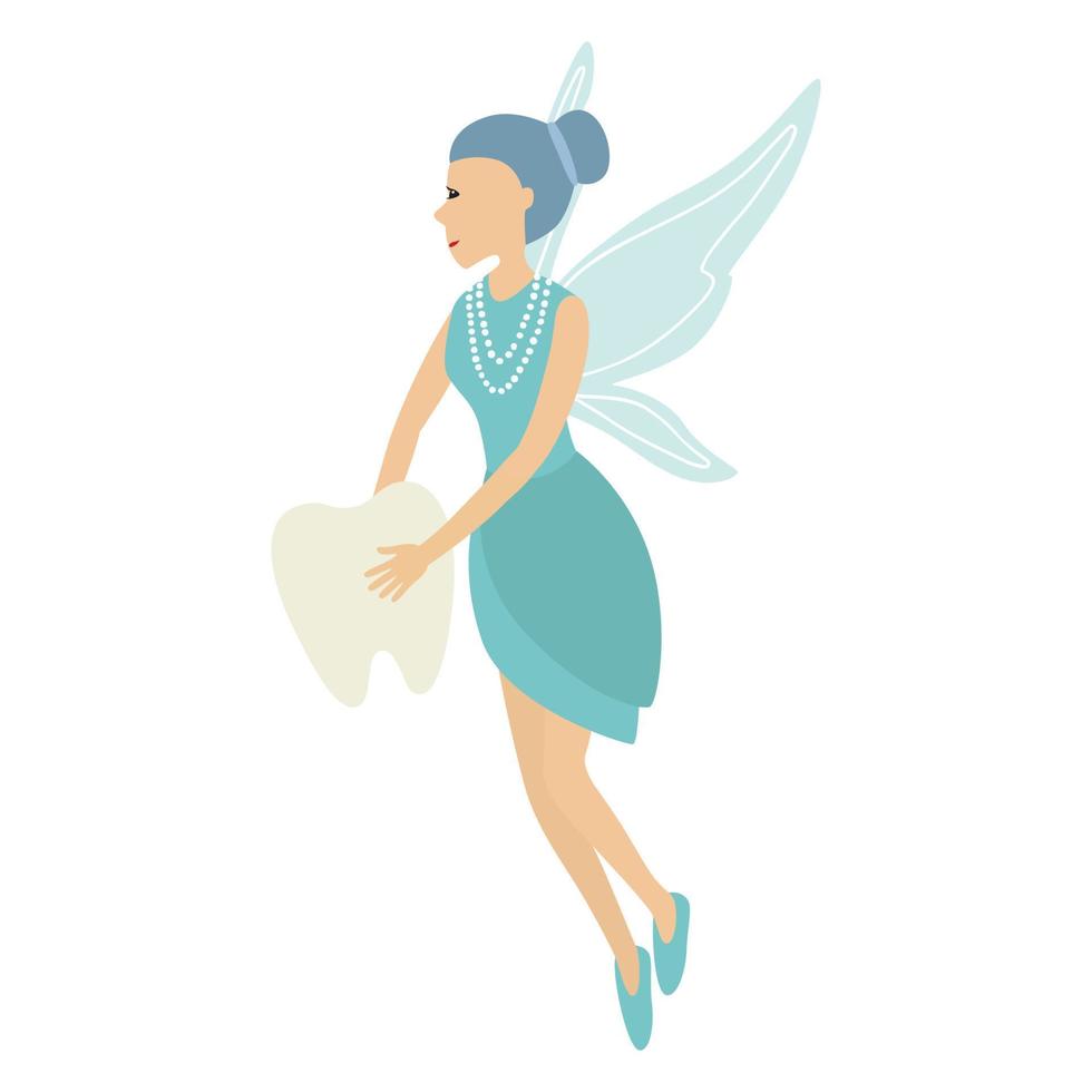 Tooth fairy illustration vector