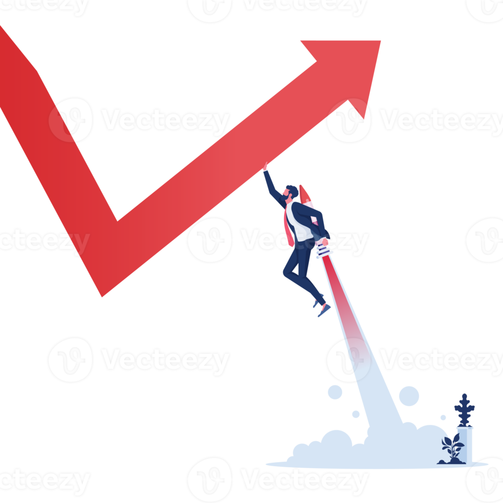 leider verandering de diagram richting. concept bedrijf prestatie. groei, uitdaging png