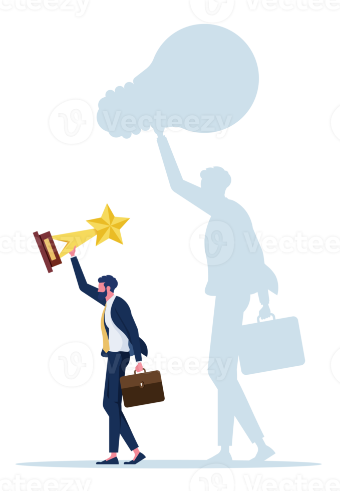 Business idea or creativity concept-Idea make successful png