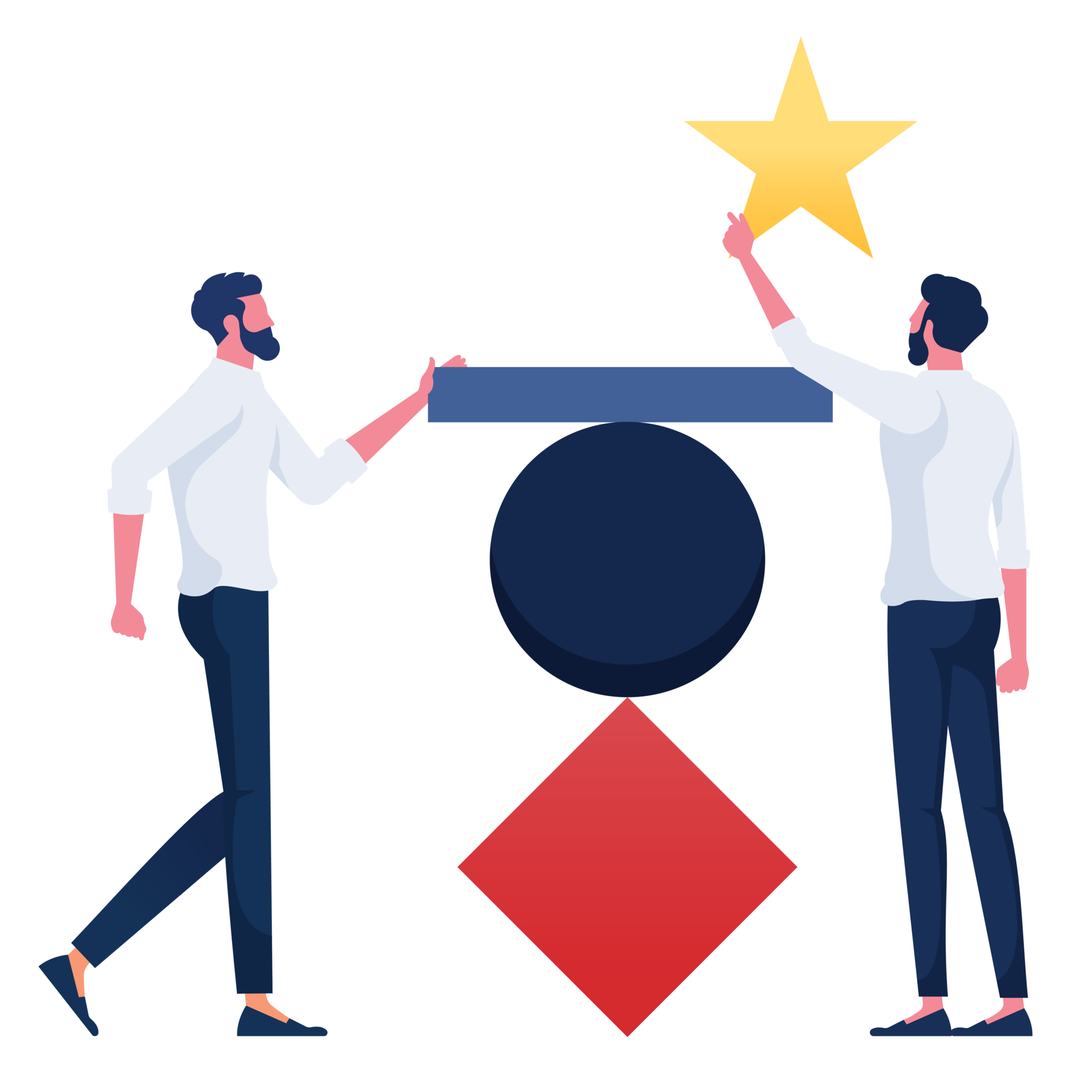 Business Teamwork Concept Team Building And Balance Different Shapes Business Teamwork Concept Team Building And Balance Different Shapes