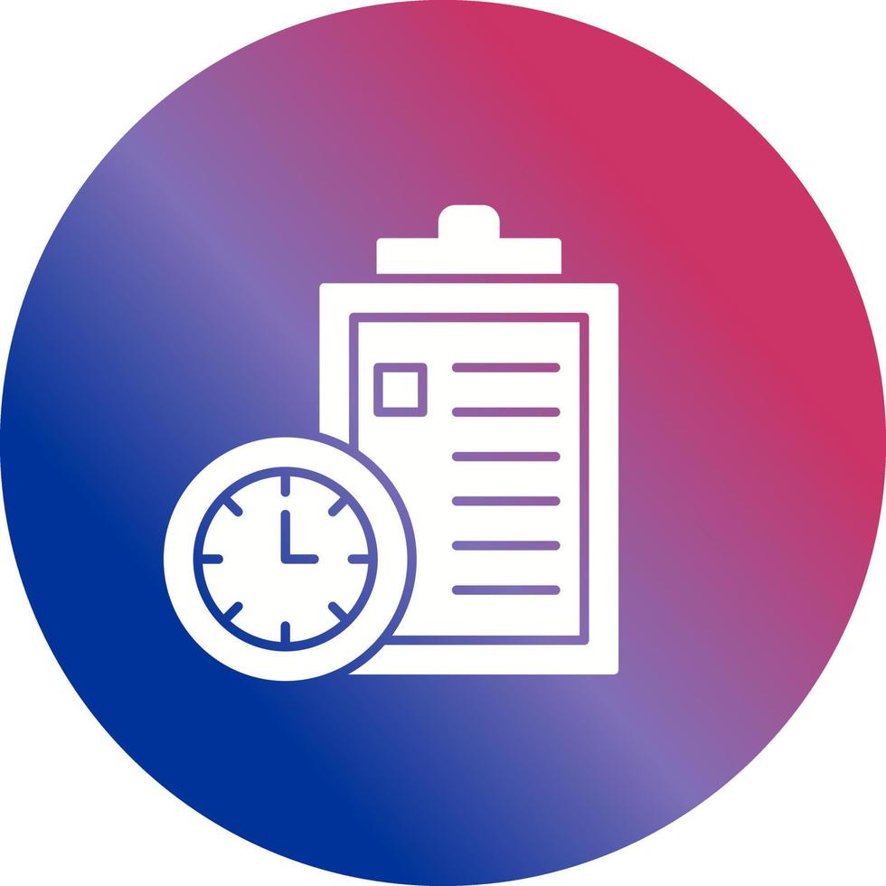 Time Management Vector Icon