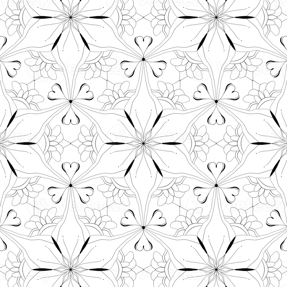 mandala-seamless-black-line-pattern-background-19039175-png