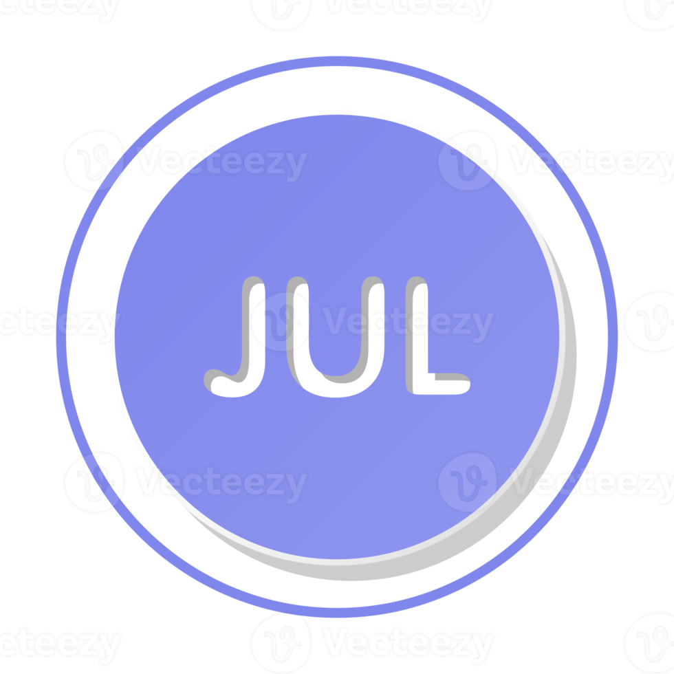 Bullet with July month. png