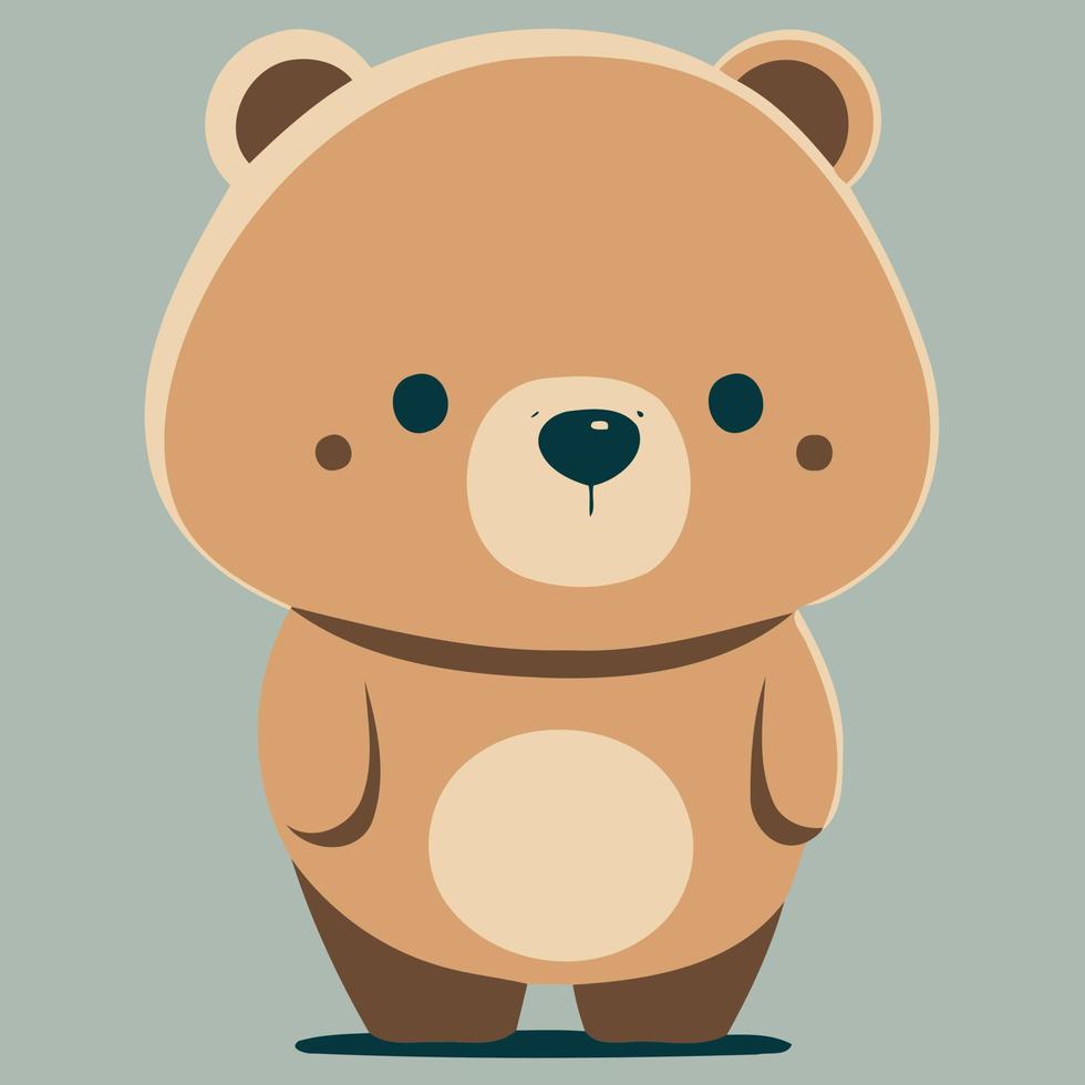 brown bear mammal animal body vector