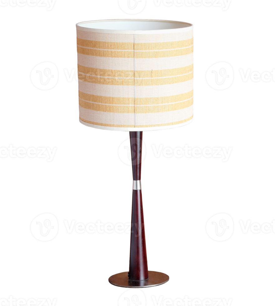 table lamp isolated with clipping path png