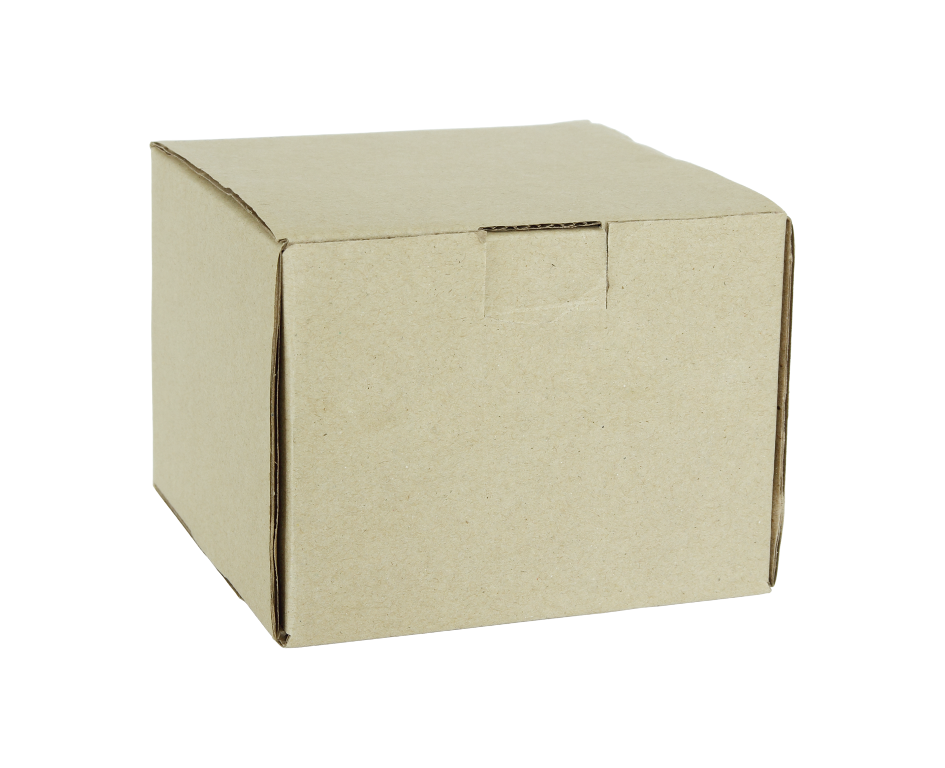Blank cardboard box isolated with clipping path for mockup 19039925 PNG