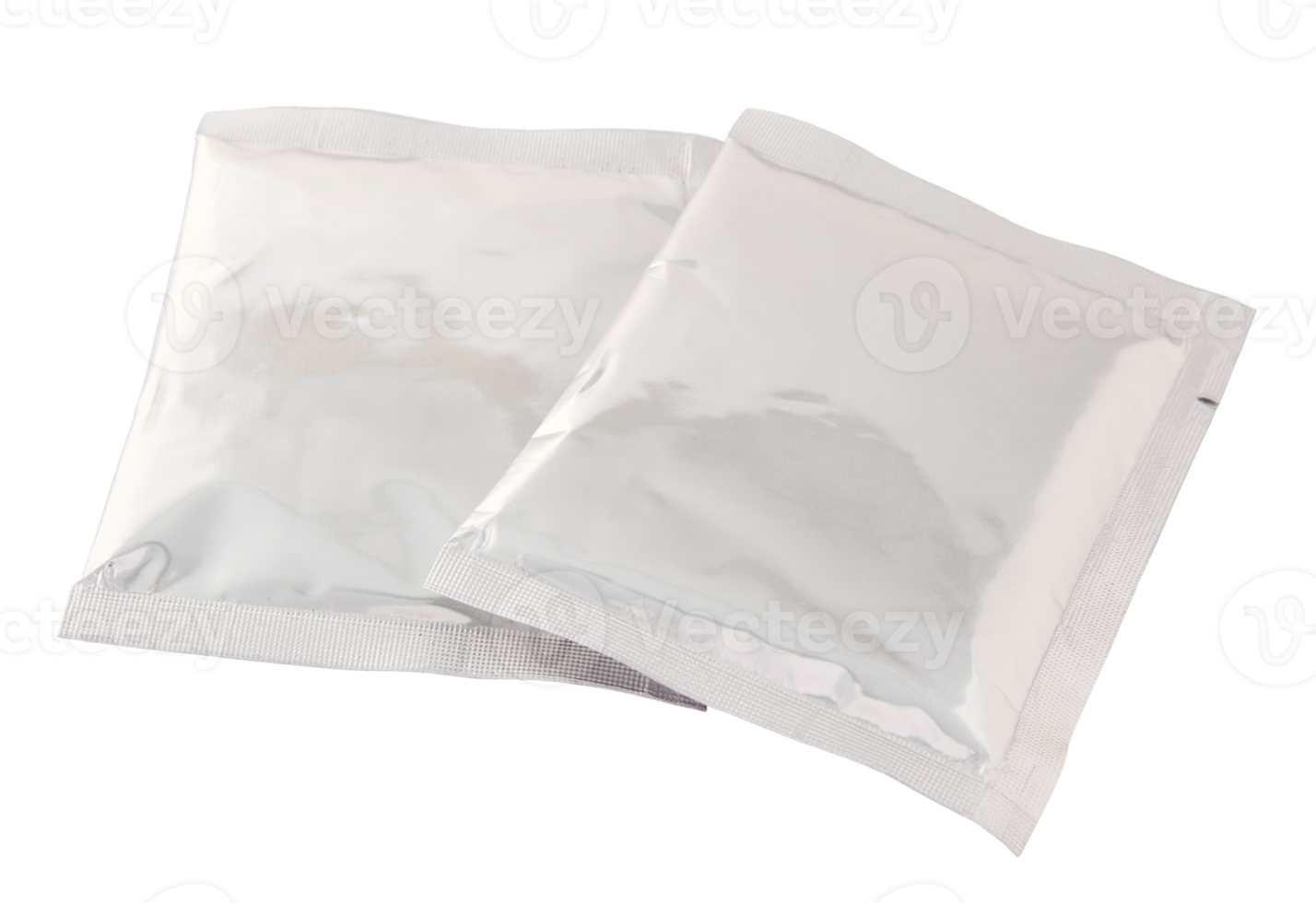 plastic package bag isolated with clipping path for mockup png