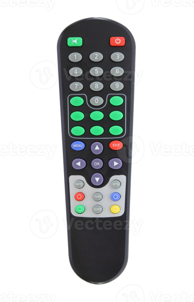 TV remote control isolated with clipping path 19039958 PNG