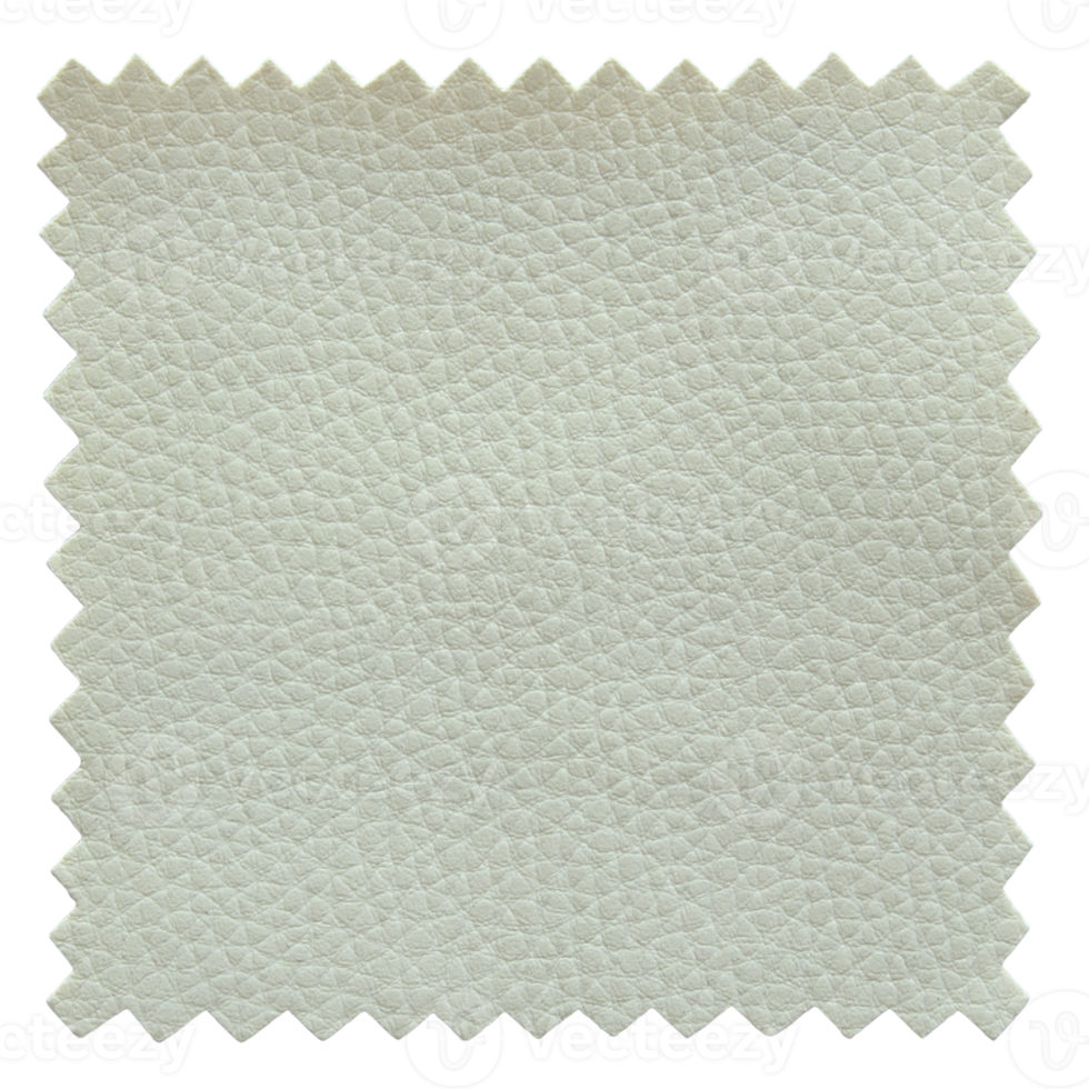 white leather samples texture isolated with clipping path for mockup png