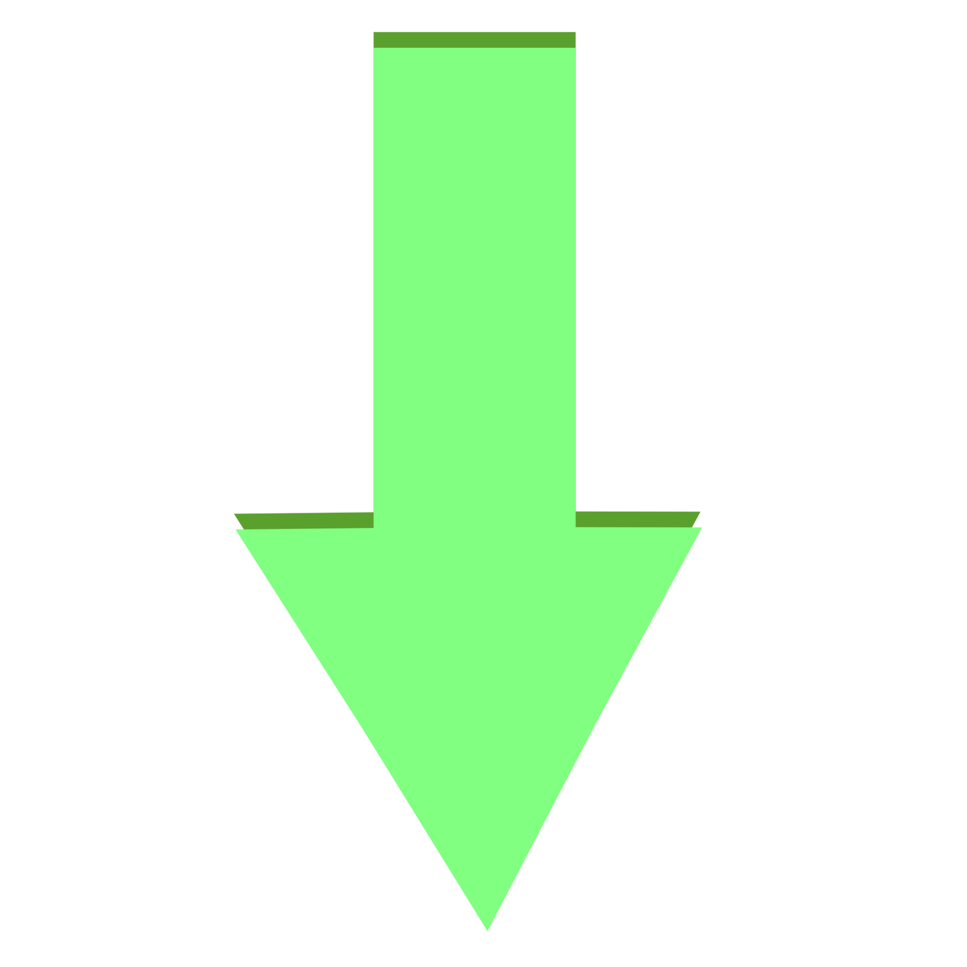 green arrow down 19040256 PNG