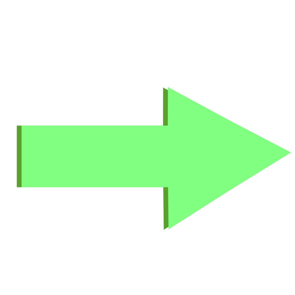 green right arrow png