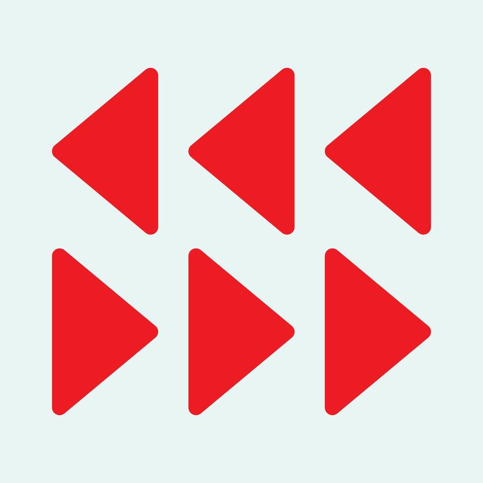 Red arrow icon vector EPS- 10