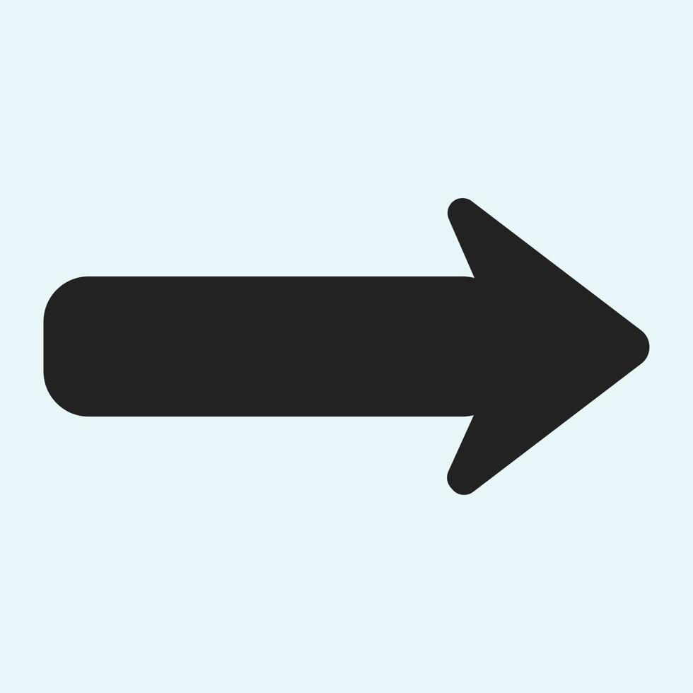 Black arrow icon vector EPS- 10