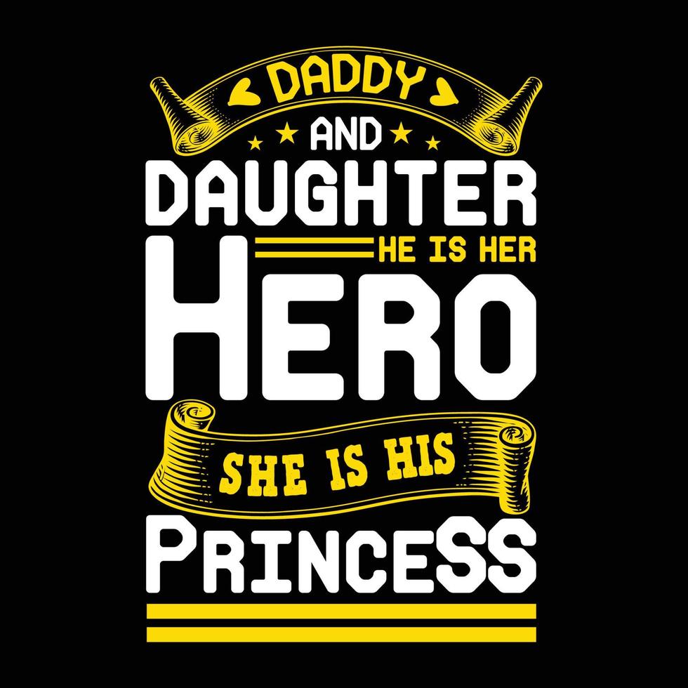 Dad Typography T-Shirt Design Free Vector