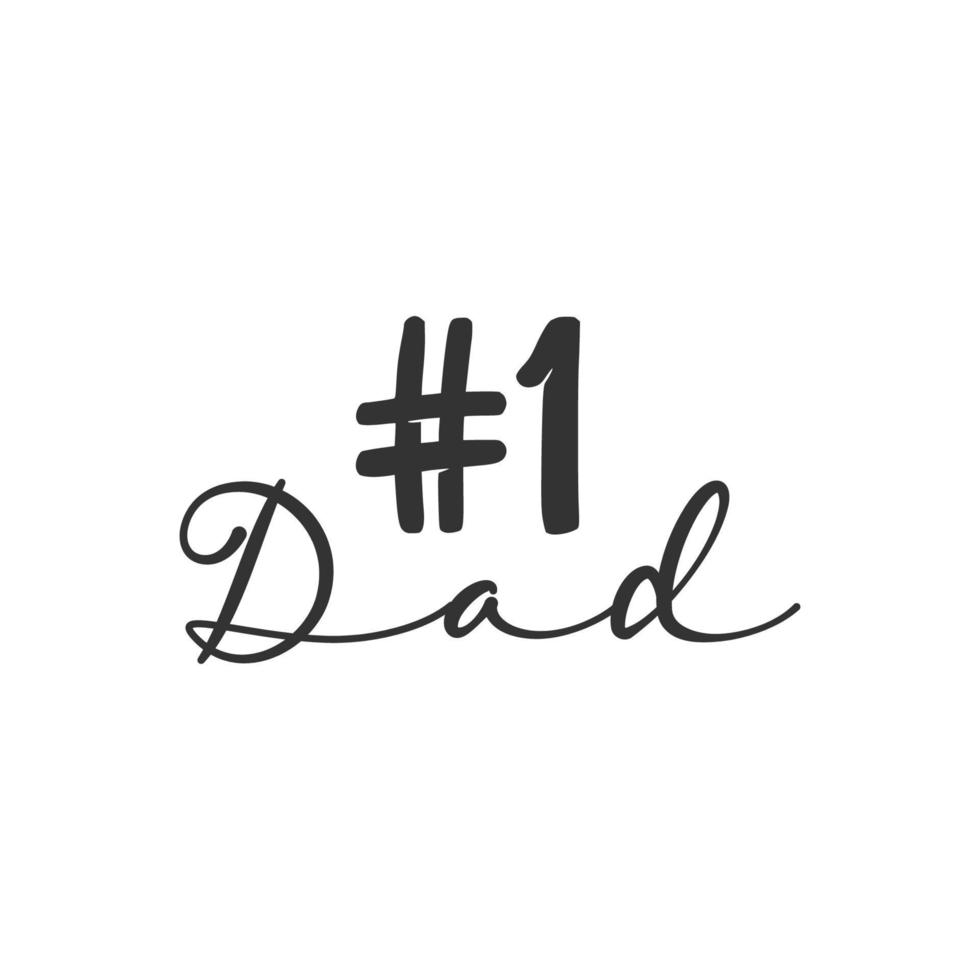 Dad Typography T-Shirt Design Free Vector